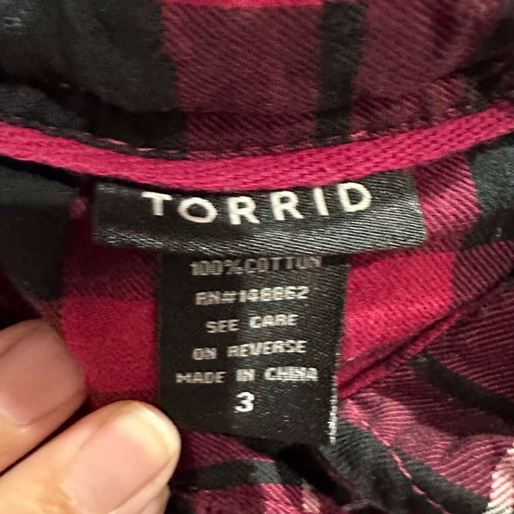 Torrid Flannel - Picture 2 of 2